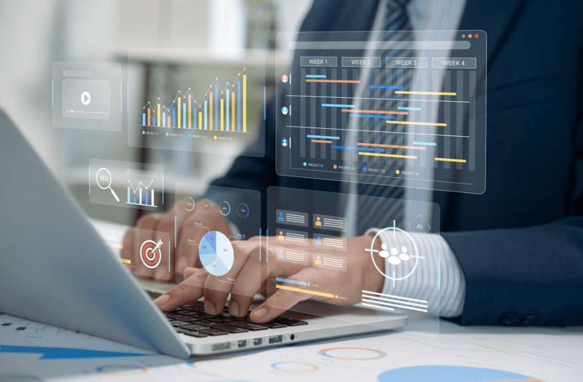 Commercial sourcing and deal support service illustration